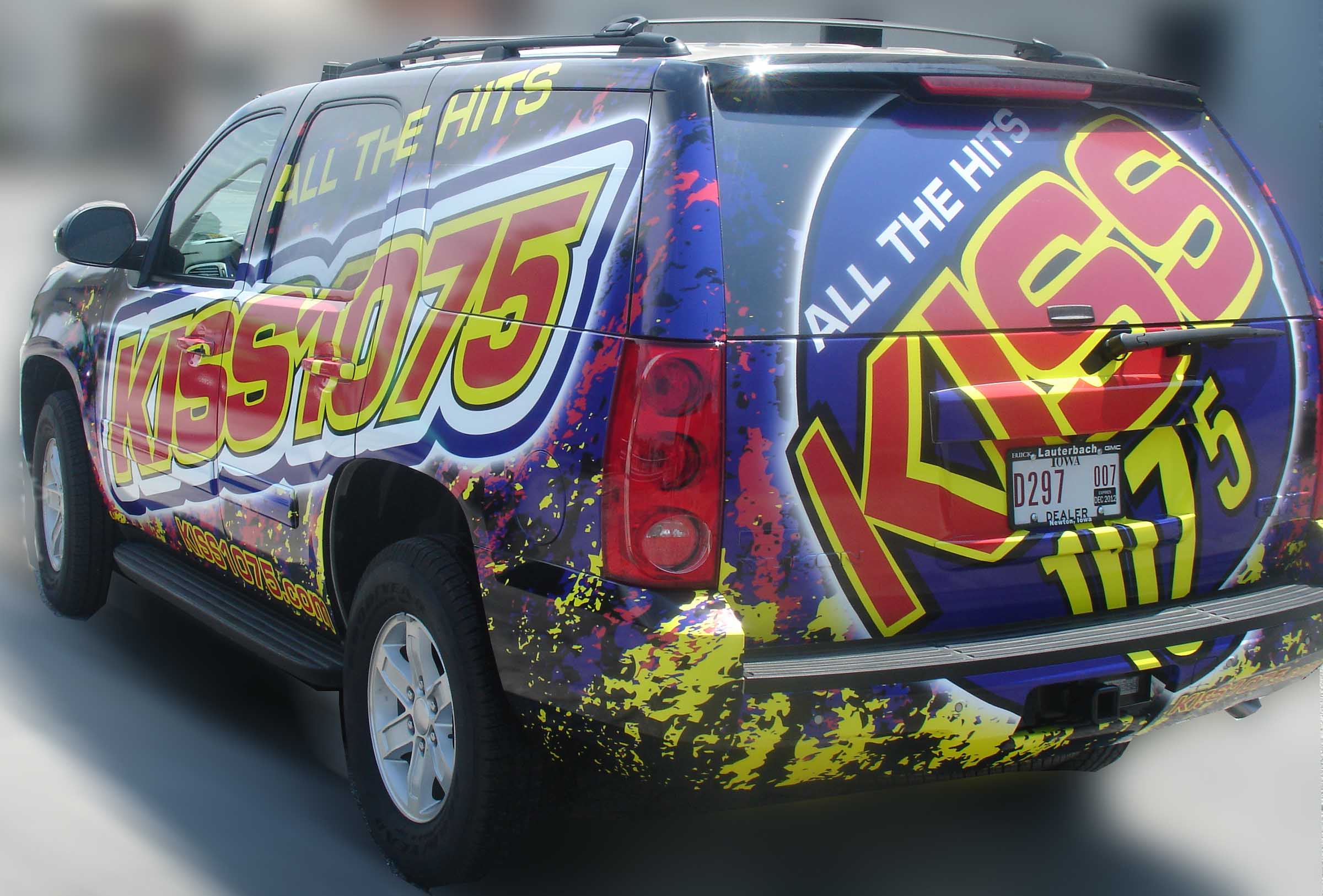 Kiss FM Vehicle Graphic
