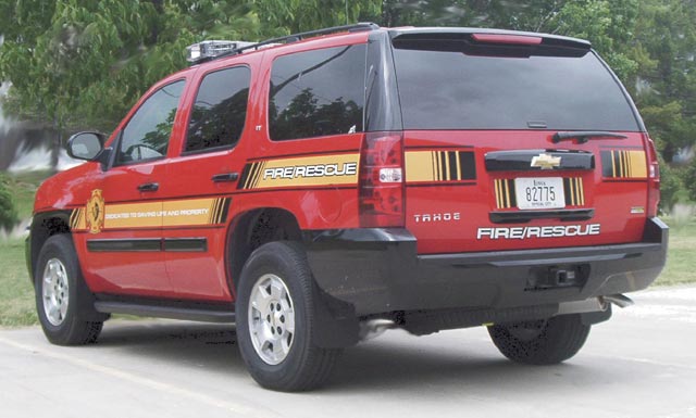 Vehicle Graphics Ankeny Fire Department