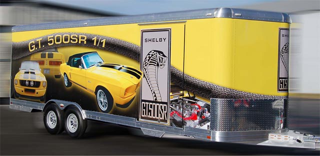 Vehicle Graphics Shelby Car Trailer